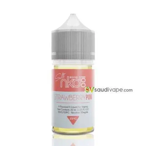 naked strawberry bom salt NAKED SALT - STRAWBERRY POM