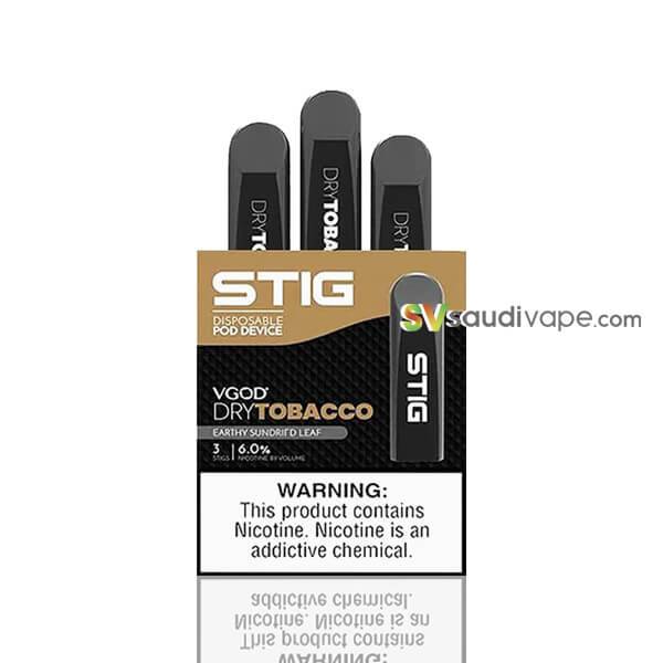 stig dry tobacco pods