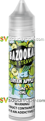 bazooka green apple ice 60ml