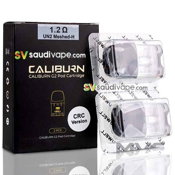 uwell caliburn g2 replacement pods 1.2 ohm mesh