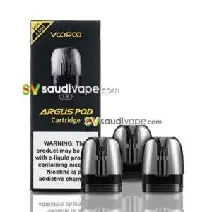 voopoo argus empty cartridge Authentic VOOPOO Argus Air Pod System Vape Replacement Empty Pod Standard  Cartridge - 3.8ml (2 PCS) main image 1