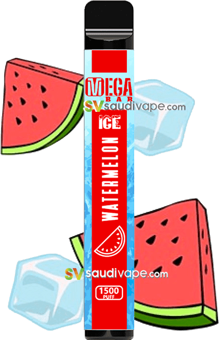 MEGA BAR ICE WATERMELON 1500 PUFFS pic