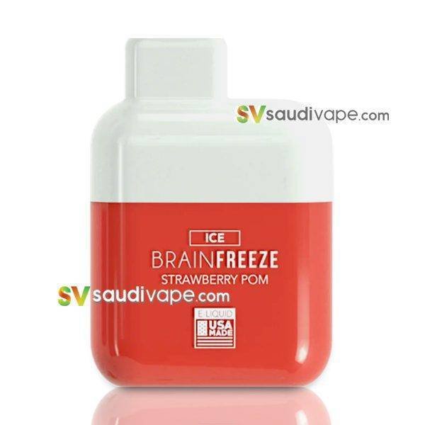 NAKED SALT BRAIN FREEZE STRAWBERRY POM 4500 PUFFS