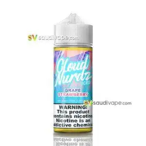 Cloud Nurdz Grape Strawberry Iced 100ml - Saudi Vape Cloud Nurdz Grape Strawberry Iced 100ml - Saudi Vape